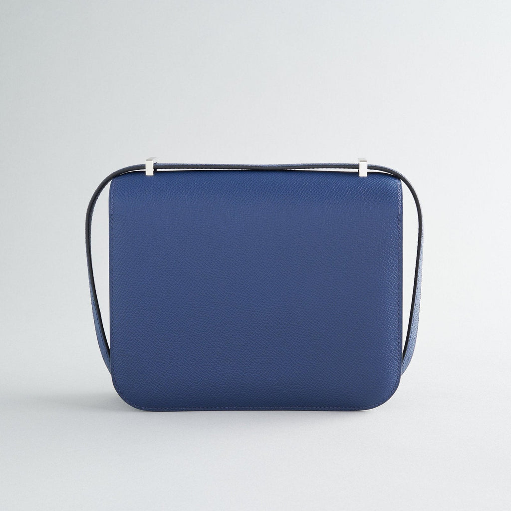Hermès Constance 18 Epsom Blue Navy Palladium Hardware
