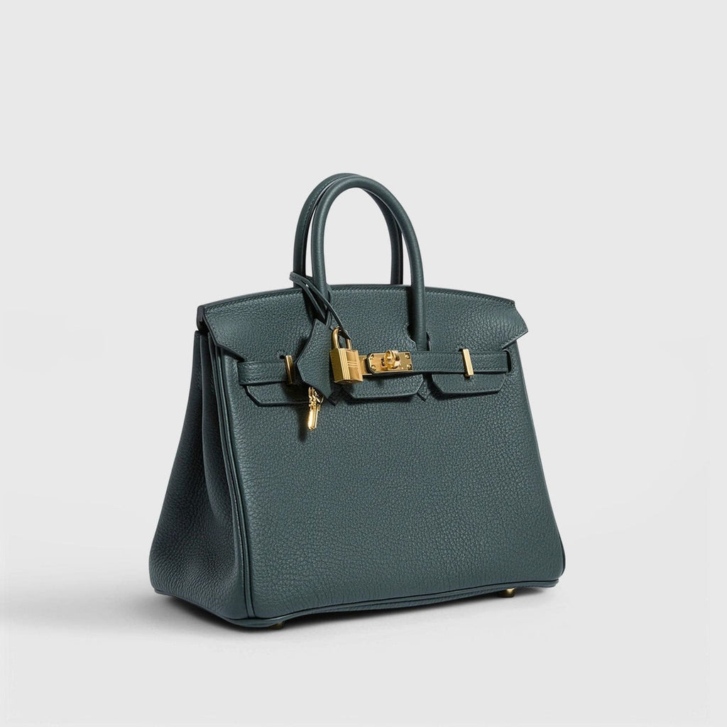 Hermès Birkin 25 Togo Vert Fonce Gold Hardware