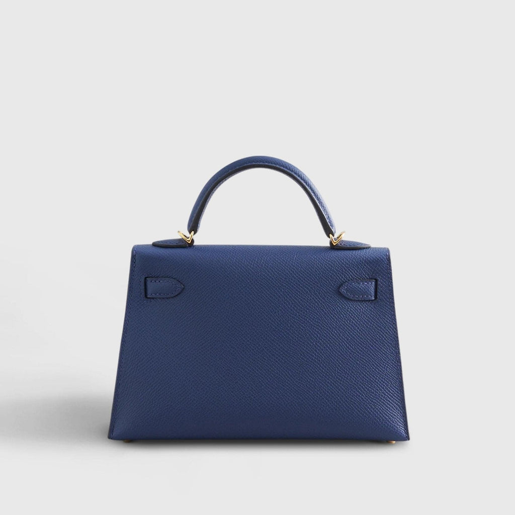 Hermès Kelly Mini Epsom Blue Navy Gold Hardware