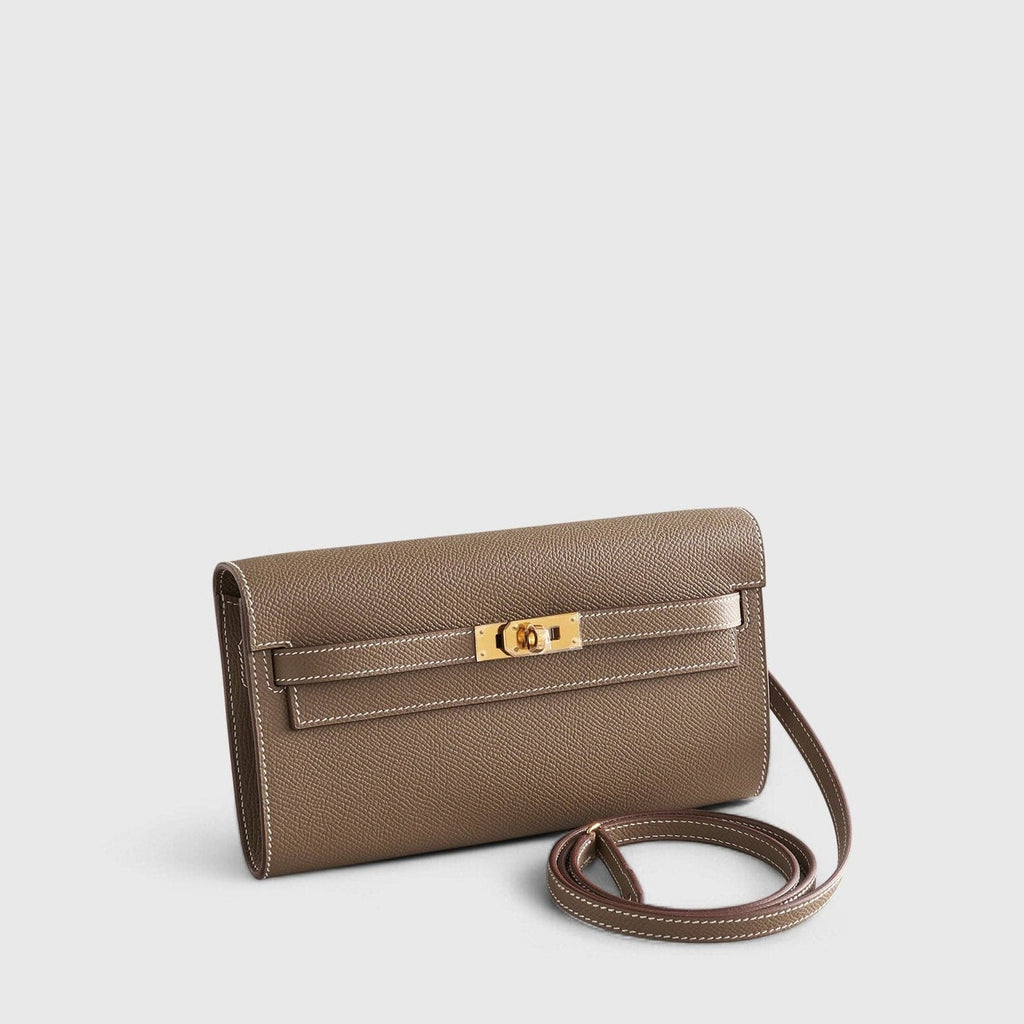 Hermès Kelly To Go Epsom Etoupe Sellier Gold Hardware