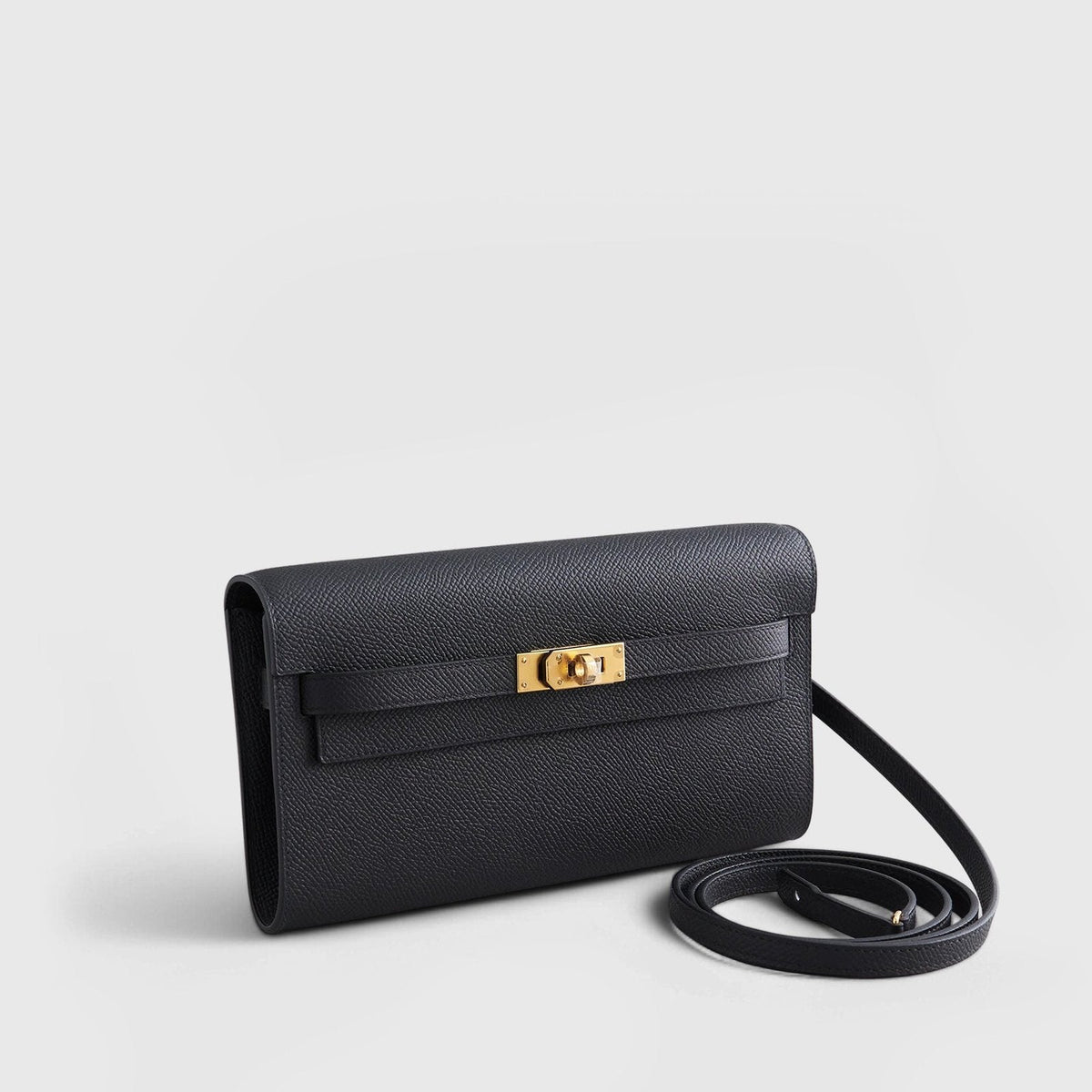 Hermès Kelly To Go Epsom Black Gold Hardware