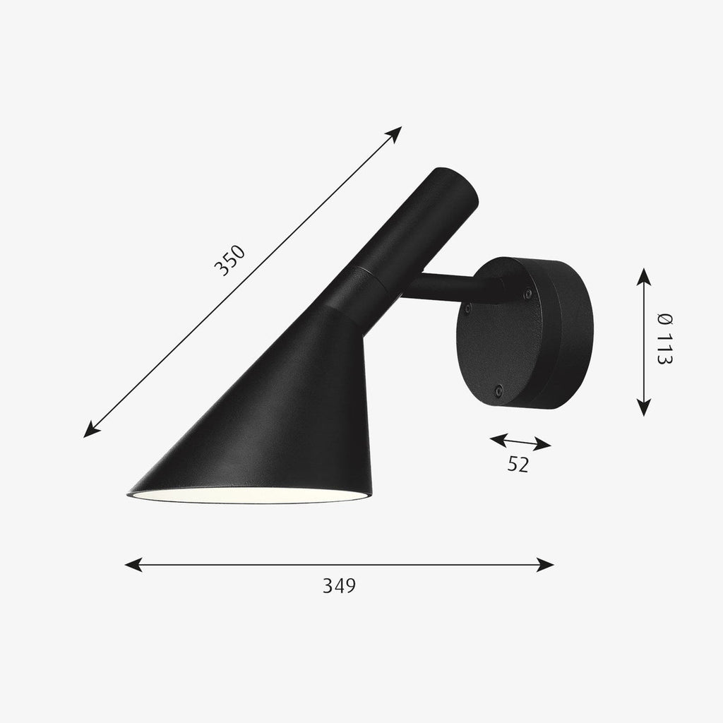 AJ 50 utendørs vegglampe