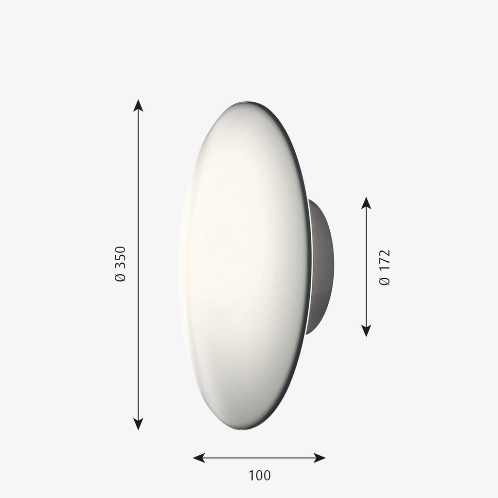 AJ Eklipta utendørs vegg/taklampe 35 - Hvit