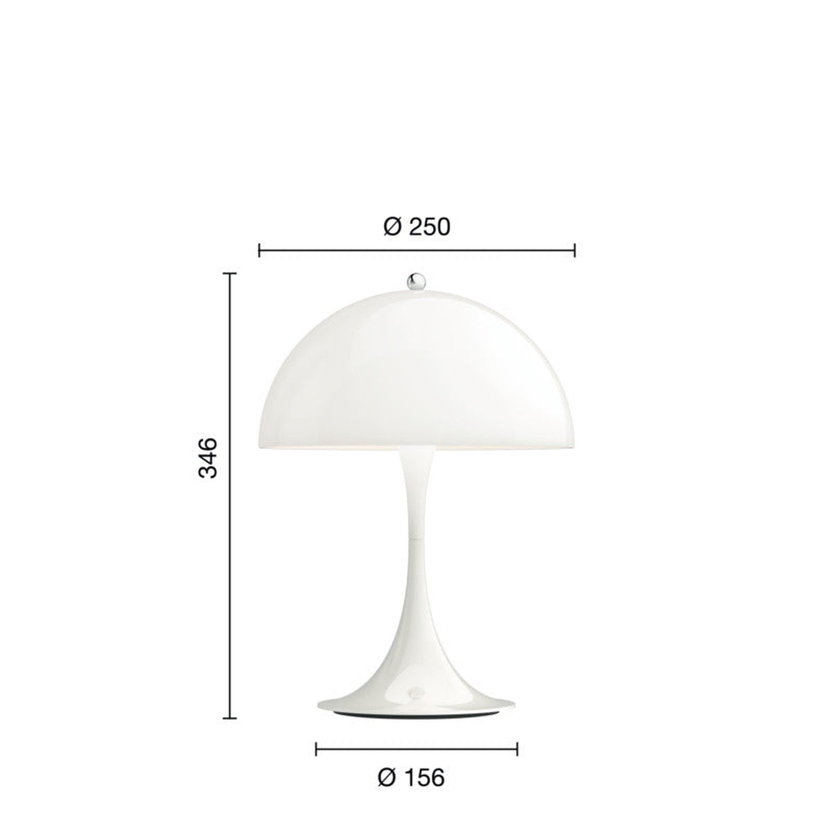 Panthella 250 Portable bordlampe