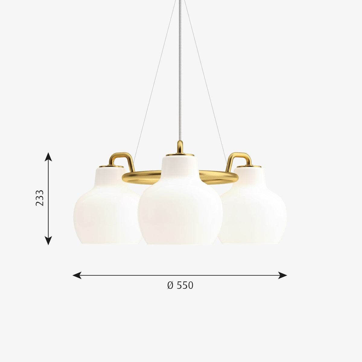 VL Ring Crown 3 taklampe