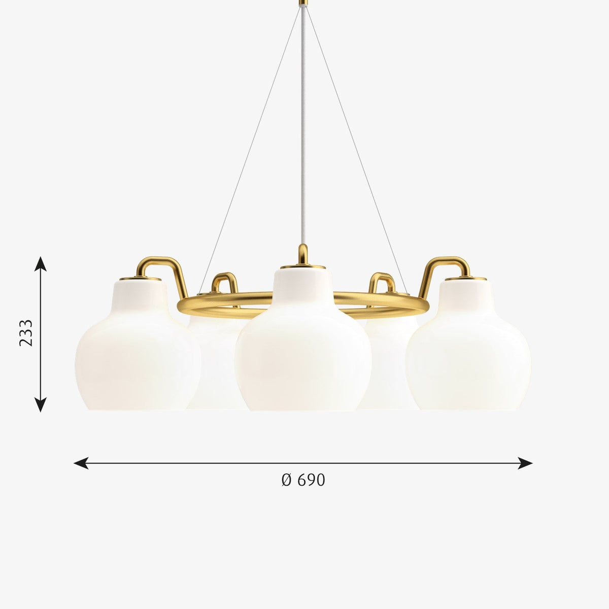VL Ring Crown 5 taklampe