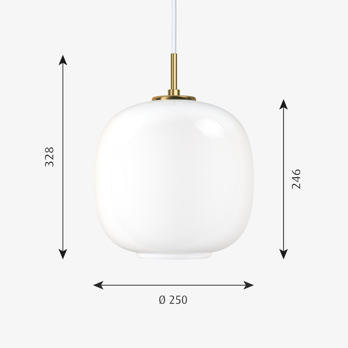 VL45 Radiohuspendel Ø25