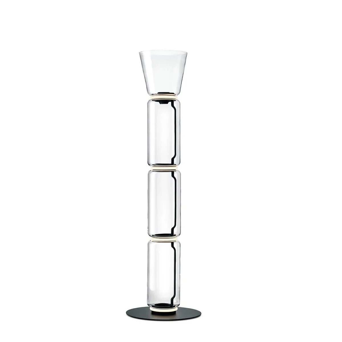 Noctambule Gulvlampe 3 High Cylinder Cone - Utstillingsmodell