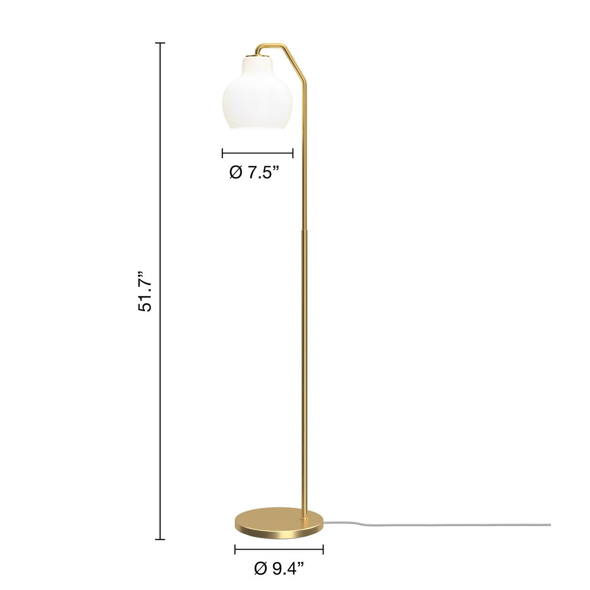 VL Ring Crown gulvlampe