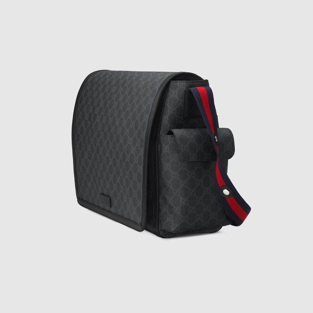 GUCCI Supreme baby changing bag