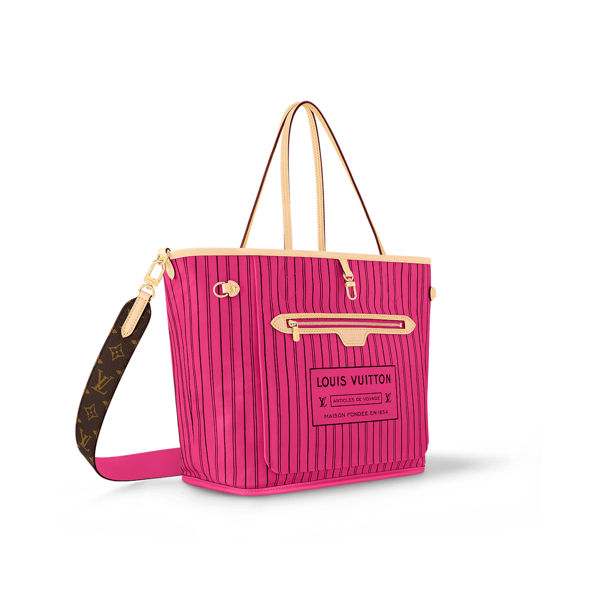 Louis Vuitton M12257 Neverfull Bandoulière Inside Out MM